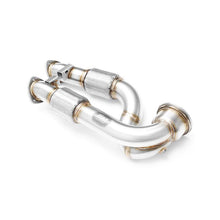 Carica l'immagine nel visualizzatore di Gallery, Downpipe sportivo Audi TTRS 8J 2.5 TFSI in acciaio inox 76mm