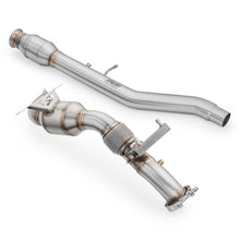 Load image into Gallery viewer, Downpipe sportivo Skoda Superb 2.0 TSI OPF/GPF in acciaio inox 76mm