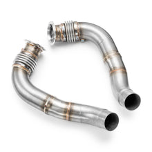 Carica l'immagine nel visualizzatore di Gallery, Downpipe sportivo BMW Serie 7 F01, F02, G11, G12 750i, 750ix N63N, N63R in acciaio inox