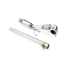 Load image into Gallery viewer, Downpipe sportivo Volkswagen Golf VI R 2.0 TSI in acciaio inox 76mm