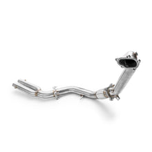 Carica l'immagine nel visualizzatore di Gallery, Kit downpipe sportivo Audi A6 C7 3.0 TDI in acciaio inox 76mm