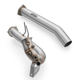 Kit downpipe sportivo Audi A8 S8 / Quattro 3.0 TDI in acciaio inox 76mm