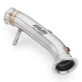 Downpipe sportivo BMW Serie 4 F32, F33, F36 GT 435i, 435ix N55 in acciaio inox 76mm
