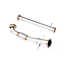 Carica l'immagine nel visualizzatore di Gallery, Downpipe sportivo Ford Focus RS Mk2 2.5T in acciaio inox 76mm