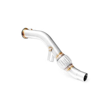 Carica l'immagine nel visualizzatore di Gallery, Downpipe sportivo BMW Serie 3 E90, E91 318d, 320d M47N2 in acciaio inox 63,5mm