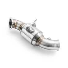 Carica l'immagine nel visualizzatore di Gallery, Downpipe sportivo Mercedes-Benz Classe C W205 C200 2.0 Turbo in acciaio inox 76mm