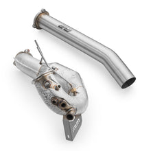 Carica l'immagine nel visualizzatore di Gallery, Kit downpipe sportivo Audi A7 Sportback 3.0 TDI in acciaio inox 76mm