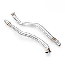 Load image into Gallery viewer, Downpipe sportivo Audi S6, S7, RS6, RS7 4.0 TFSI in acciaio inox 76mm