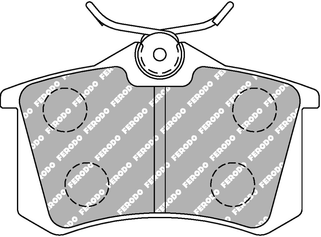 Pastiglie freni Ferodo DS2500 anteriori e posteriori Audi RS4 B5