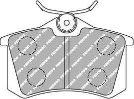 Pastiglie freni Ferodo DS2500 anteriori e posteriori Audi RS4 B5