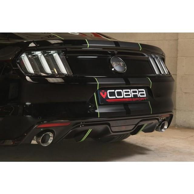 Cobra Sport Terminale di scarico Venom Box Delete per Ford Mustang GT V8 5.0L Convertible (15-18)