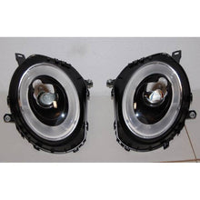 Load image into Gallery viewer, Fari Anteriori Angel Eyes Mini Cooper R55 / R56 / R57 06-10 L/D Black Lti