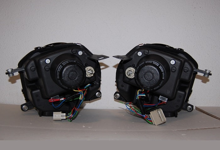 Fari Anteriori Angel Eyes Mini Cooper R55 / R56 / R57 06-10 L/D Black Lti Mini Cooper