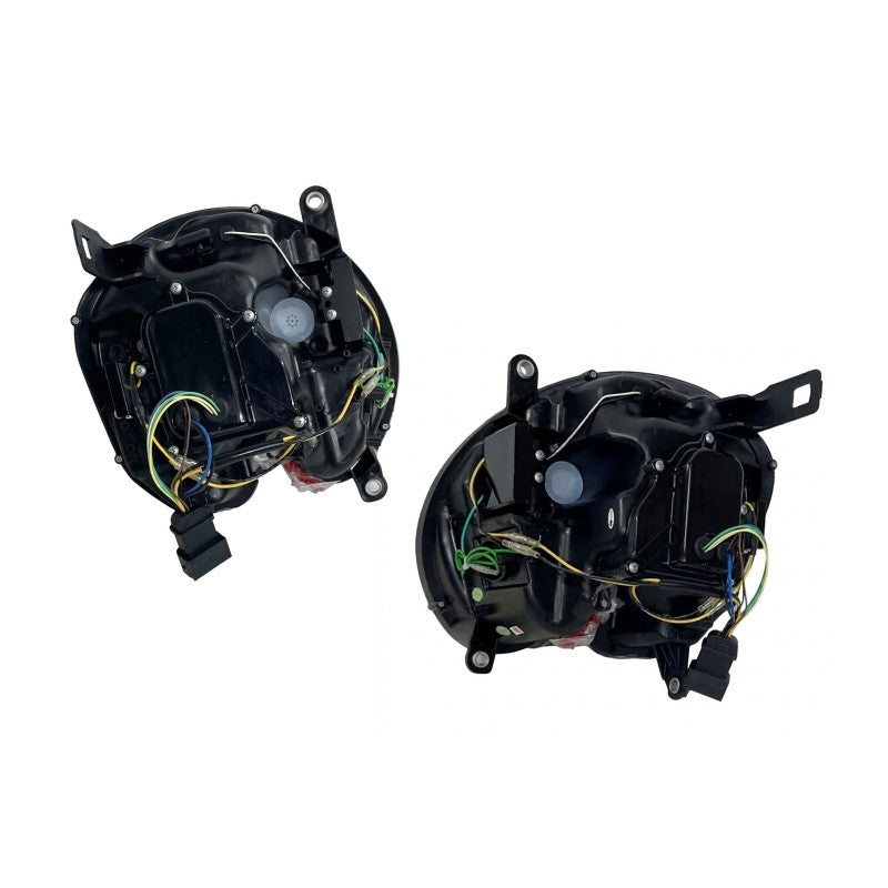 Fari Anteriori Angel Eyes Mini Cooper R55 / R56 2006-2012 Look DRL Mini Cooper R55 / R56