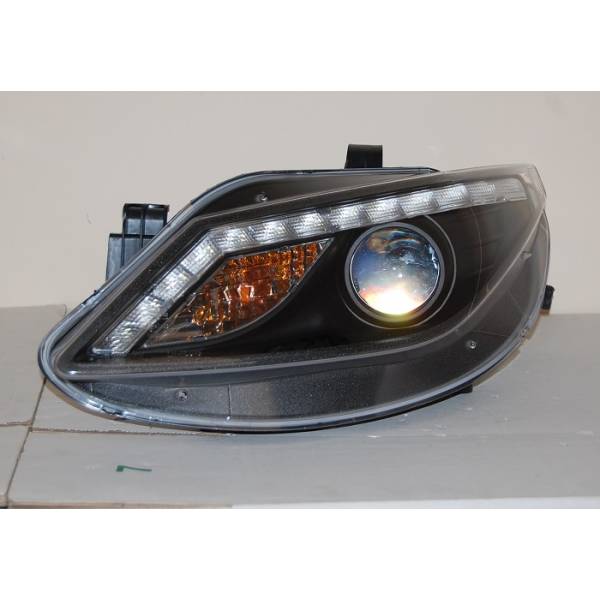 Fari Anteriori Day Light Seat Ibiza 09 Luz Dia Black Interm. Led