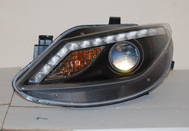 Fari Anteriori Day Light Seat Ibiza 09 Luz Dia Black Interm. Led Seat Ibiza