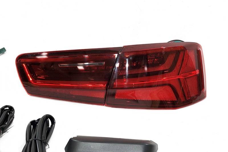 Fanali Posteriori Audi A6 Sedan 2011-2015 Look 2016 Red Audi A6
