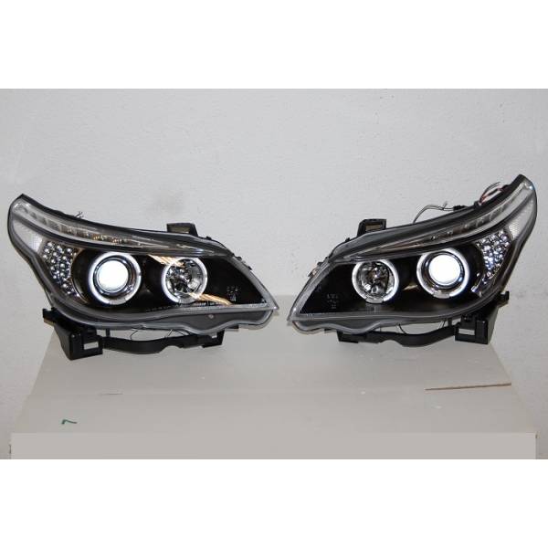 Fari Anteriori Day Light BMW Serie 5 E60 / E61 '03-'07 Lampeggiante A Led