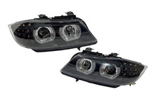 Carica l'immagine nel visualizzatore di Gallery, Fari Anteriori Day Light De Dia BMW E90 '09-11 Xenon DRL Black BMW E90,E91