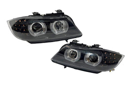 Fari Anteriori Day Light De Dia BMW E90 '09-11 Xenon DRL Black BMW E90,E91