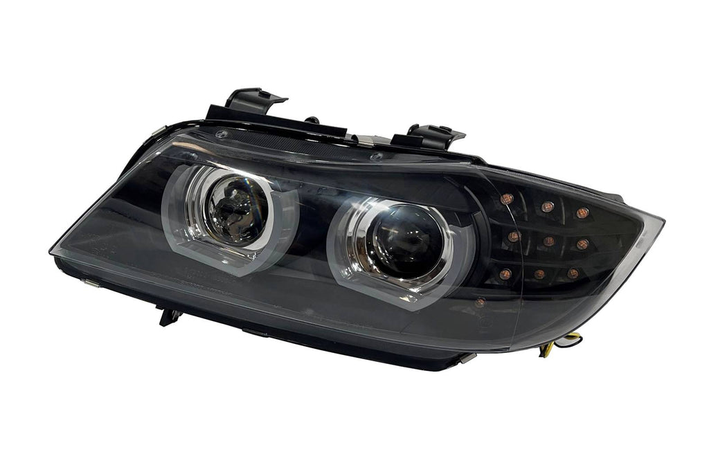 Fari Anteriori Day Light De Dia BMW E90 '09-11 Xenon DRL Black BMW E90,E91