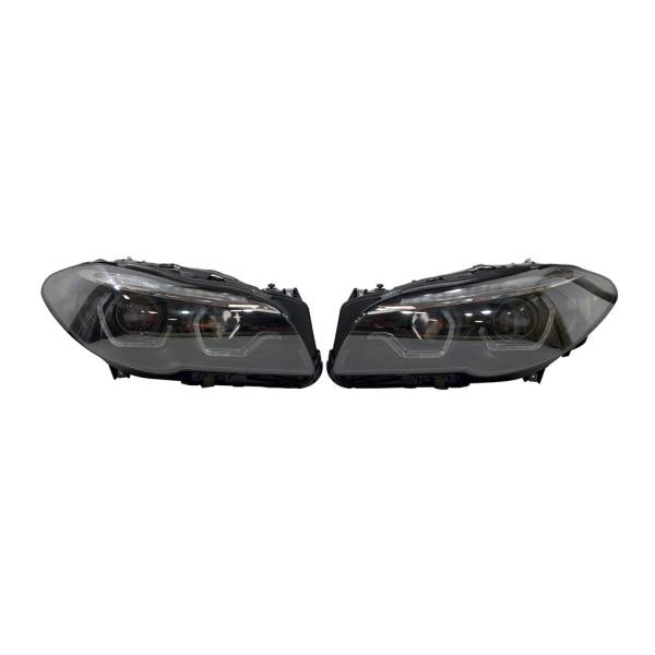 Fari Anteriori Day Light De Dia BMW Serie 5 F10 / F11 2011-2013 HID Xenon Black Freccia sequenziale a led