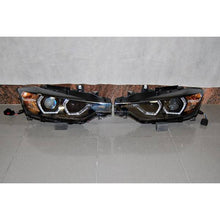 Load image into Gallery viewer, Fari Anteriori Day Light De Dia BMW Serie 3 F30 / F31 Xenon DRL Black