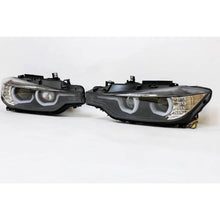 Carica l&#39;immagine nel visualizzatore di Gallery, Fari Anteriori Day Light De Dia BMW Serie 3 F30 / F31 12-15 Xenon DRL Black