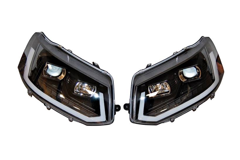 Fari Anteriori Day Light De Dia Volkswagen T5 09-16 Black Volkswagen T5