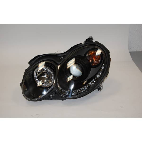 Fari Anteriori Day Light Mercedes CLK W209 04-09 Black