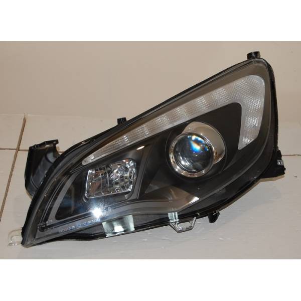 Fari Anteriori Day Light Opel Astra J DRL Nero