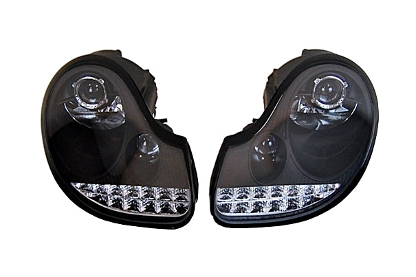 Fari Anteriori Day Light Porsche 996 / 986 97-02 BLACK Porsche Boxster