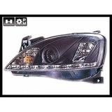 Fari Anteriori Day Light Reale Opel Corsa C Black