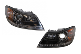 Fari Anteriori Day Light Skoda Octavia '09 Black Skoda Octavia