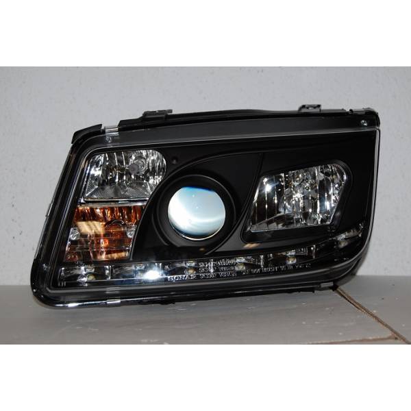 Fari Anteriori Day Light Volkswagen Bora/Jetta 4 '99 Black