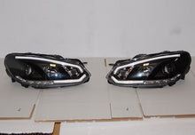 Carica l'immagine nel visualizzatore di Gallery, Fari Anteriori Day Light Volkswagen Golf 6 Black 2009-2012 Volkswagen Golf 6