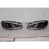 Fari Anteriori Day Light Volkswagen Golf 6 Black 2009-2012