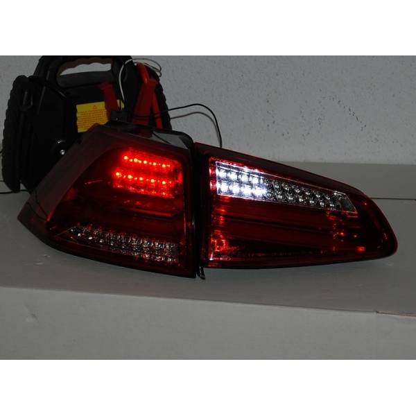 Fanali Posteriori Volkswagen Golf 7 2013 Led Red Cardna