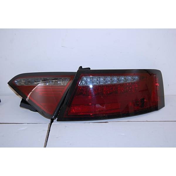 Fanali Posteriori Audi A5 2-4P 07-09 Led Red/Smoked Cardna