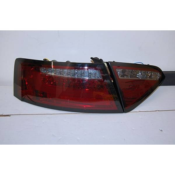 Fanali Posteriori Audi A5 2-4P 07-09 Led Red/Smoked Cardna