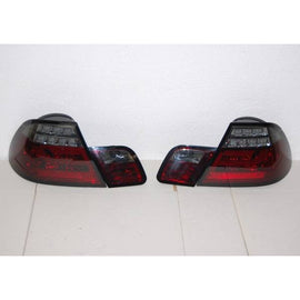 Fanali Posteriori BMW Serie 3 E46 2P 2003-2005 Led Red Smoked Led Lampeggiante Cardna