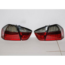 Fanali Posteriori BMW Serie 3 E90 05 4 Porte Led Red Smoked