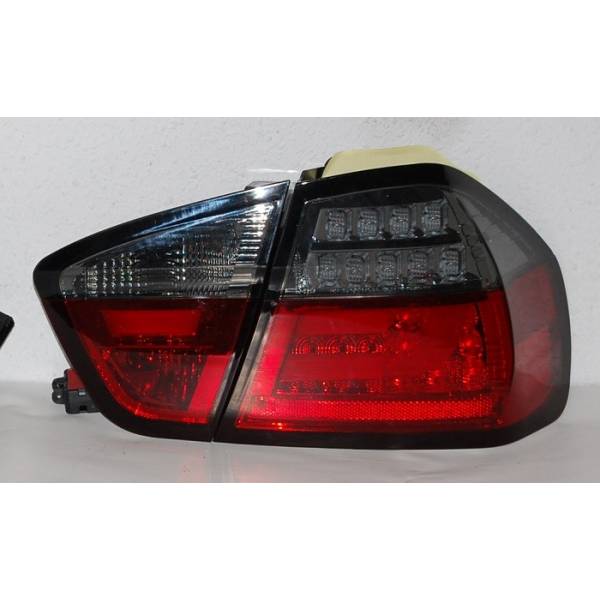 Fanali Posteriori Cardna BMW Serie 3 E90 05 Led Lightbar Red/Smoked