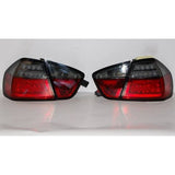 Fanali Posteriori Cardna BMW Serie 3 E90 05 Led Lightbar Red/Smoked