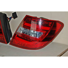 Load image into Gallery viewer, Fanali Posteriori Cardna Mercedes Classe C W204 2011-2014 Led Red Clear