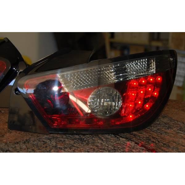 Fanali Posteriori Seat Ibiza '08 3 Porte Led Smoked