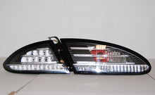 Carica l'immagine nel visualizzatore di Gallery, Fanali Posteriori Seat Leon '05-'08 Led Black/Chrome Lampeggiante Led Seat Leon