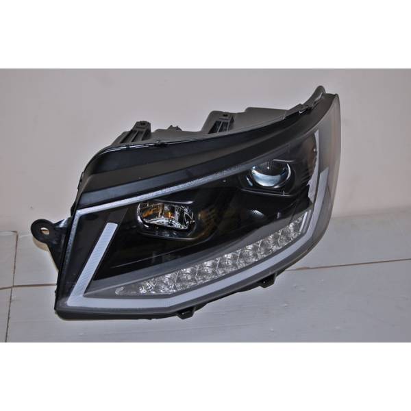 Fanali Posteriori Real Day Light Volkswagen T6 Nero DRL