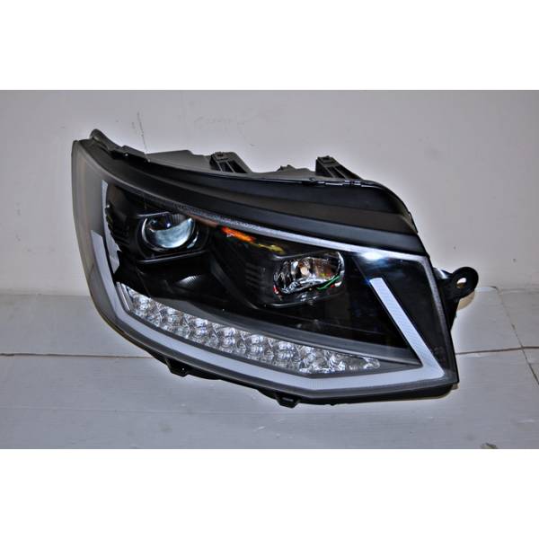 Fanali Posteriori Real Day Light Volkswagen T6 Nero DRL