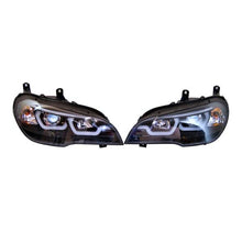 Load image into Gallery viewer, Fari Anteriori a Led BMW X5 E70 07-13 Black